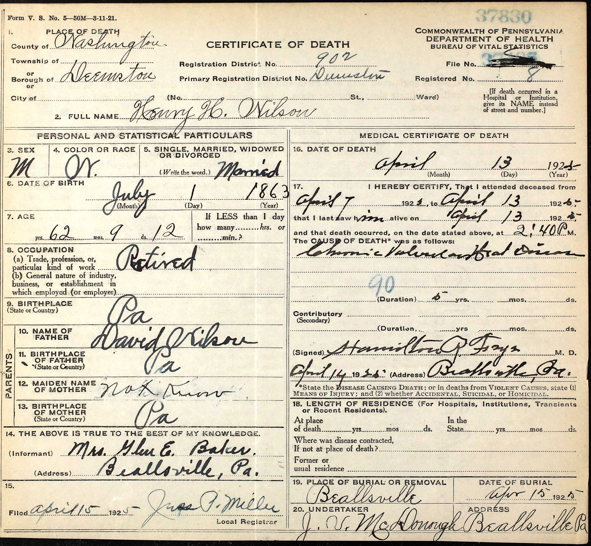 Henry H. Wilson